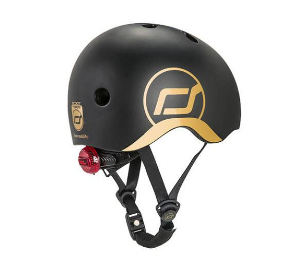 Scoot & Ride Kask Ochronny S-M dla dzieci 3+ Gold - 1021828 - zdjęcie 4